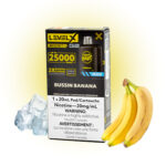 Bussin Banana Iced Pods Level X G2 by Flavour Beast Boost