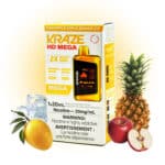 Pineapple Apple Mango Ice Kraze HD Mega Disposable Vape